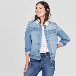 Coats | Denim With Sherpa Jacket | Poshmark